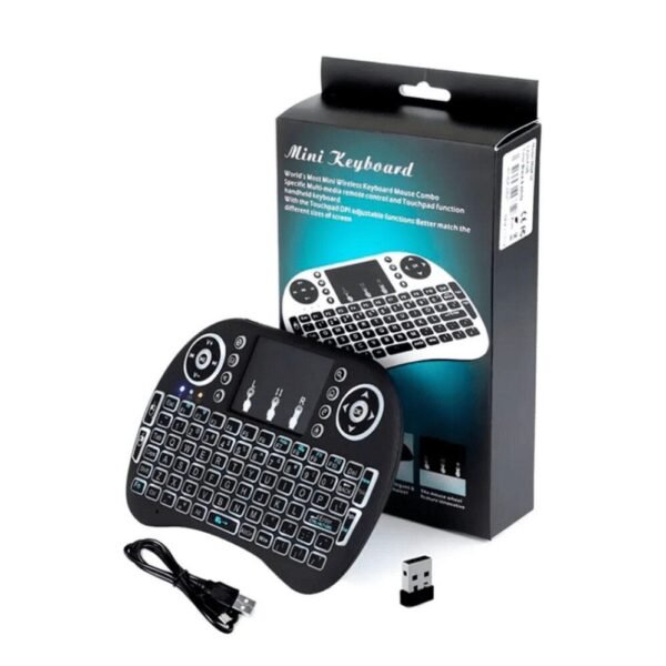 MINI TECLADO INALAMBRICO TOUCHPAD I8 LIGHT
