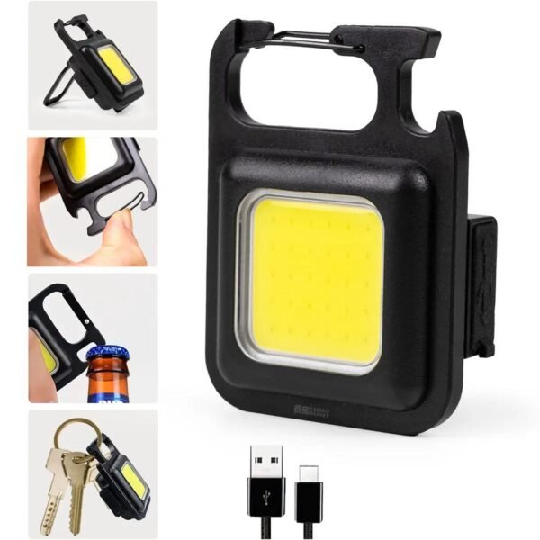MINI LINTERNA RECARGABLE LLAVERO