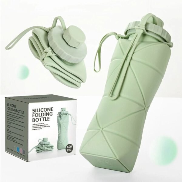 BOTELLA SILICONA PLEGABLE 600ML