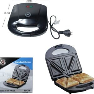 SANDWICHERA ANTIADHERENTE TRIANGULOS 750W STAR VISION