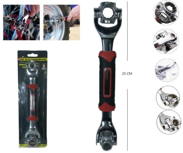 LLAVE 48 EN 1 UNIVERSAL GIRATORIA