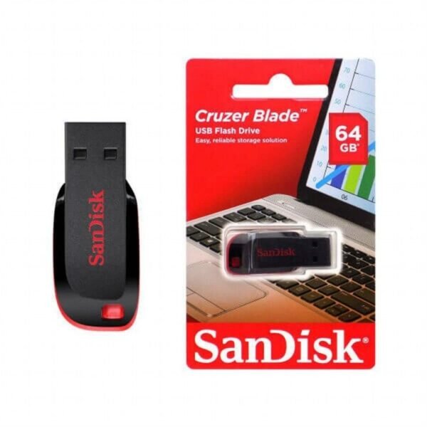 PENDRIVE SANDISK 64GB CRUZERBLADE