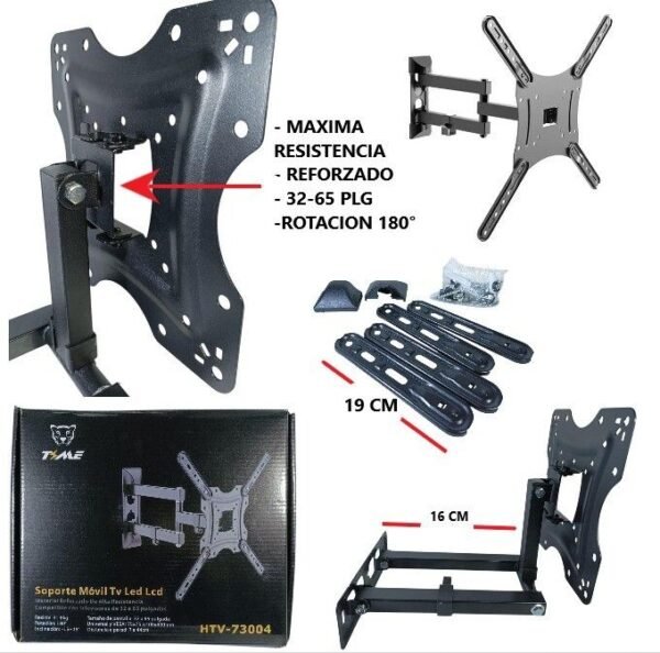 SOPORTE TV REFORZADO BRAZO 32-65 PLG