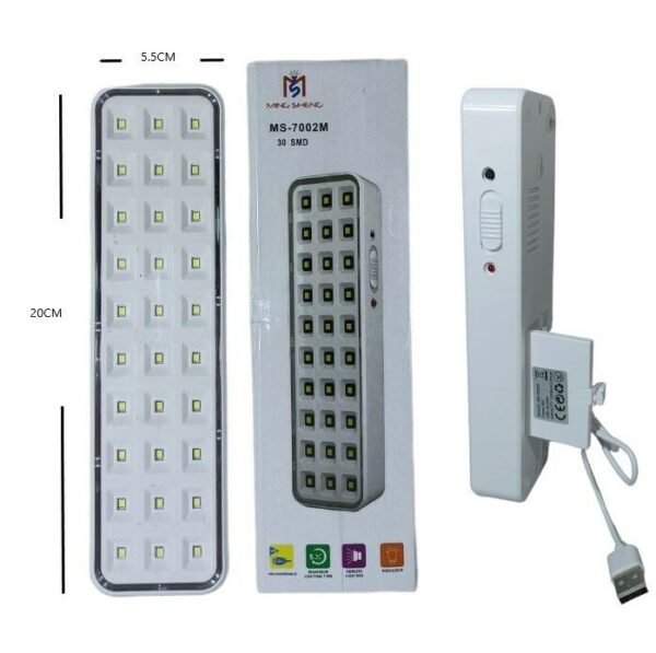 LAMPARA DE EMERGENCIA USB 30LED 3W OA-IL536